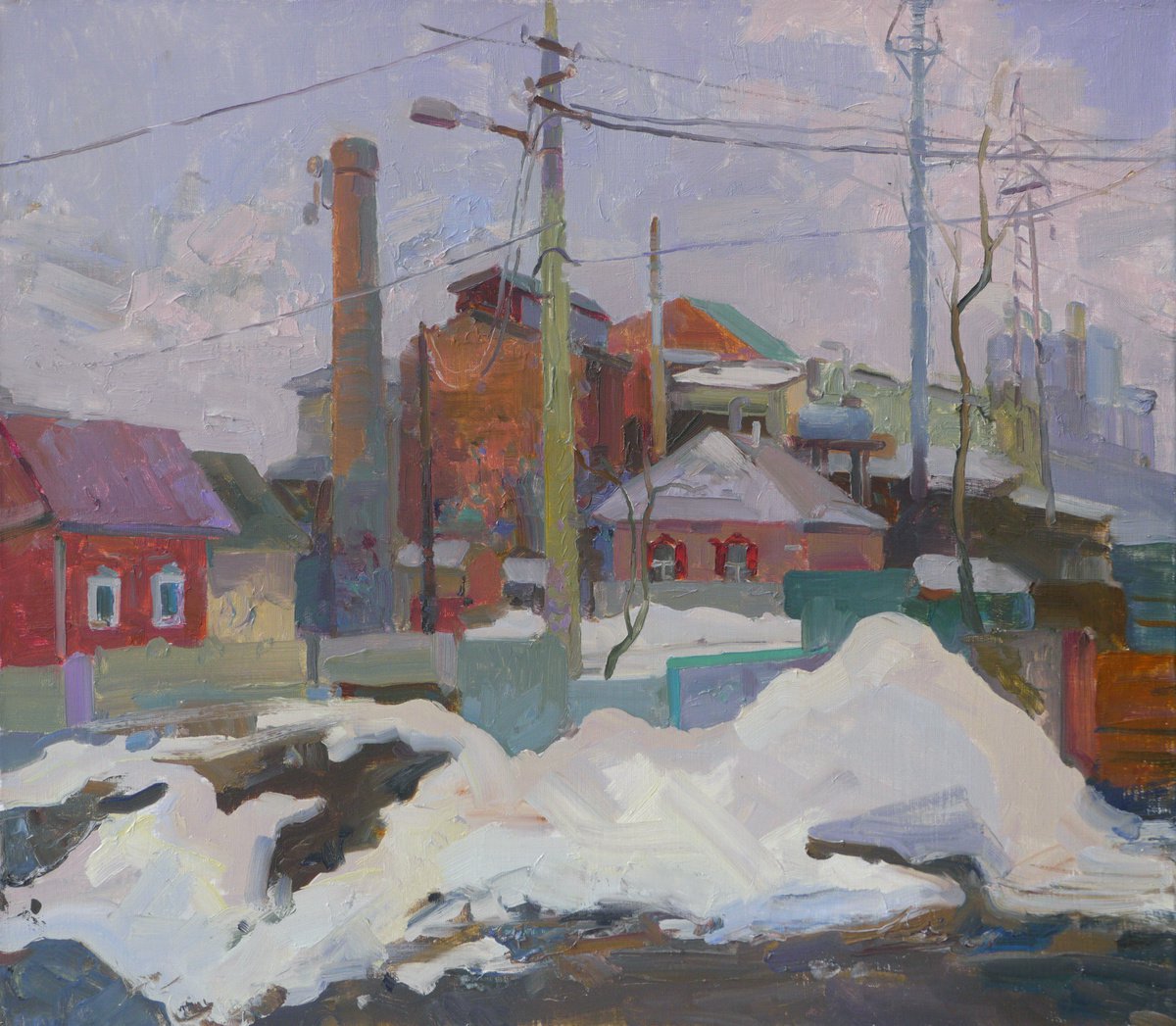 Confectionery Factory By Victor Onyshchenko, 31 X 28, Artwork For Sale On Artfinder