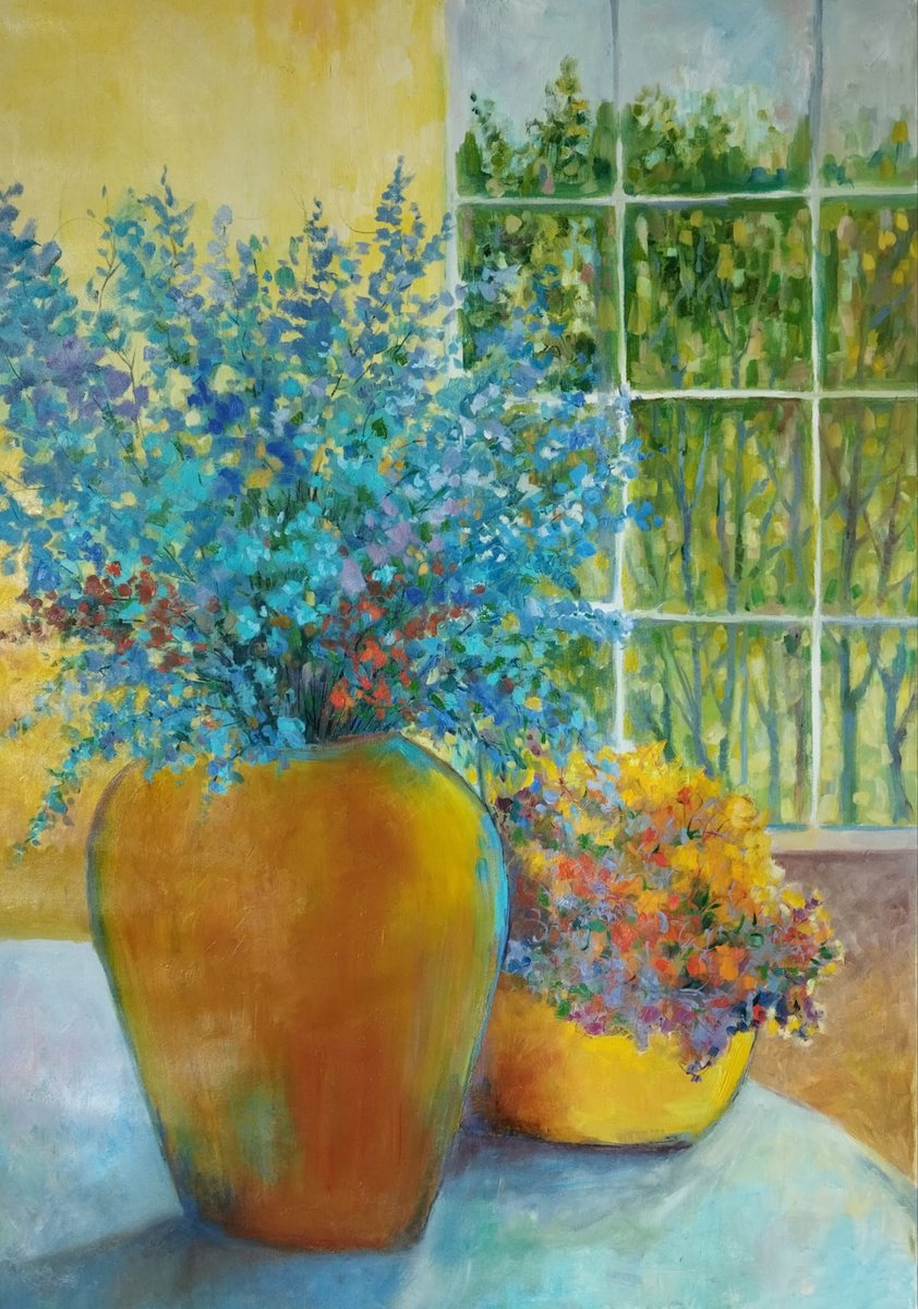 Morning Light By The Window By Ann Krasikova, 28 X 39, Artwork For Sale On Artfinder