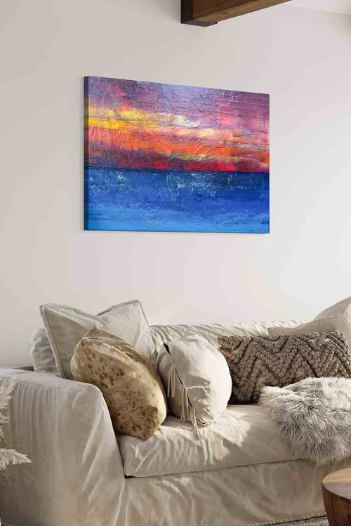 Edge Of The Ocean by KM Arts