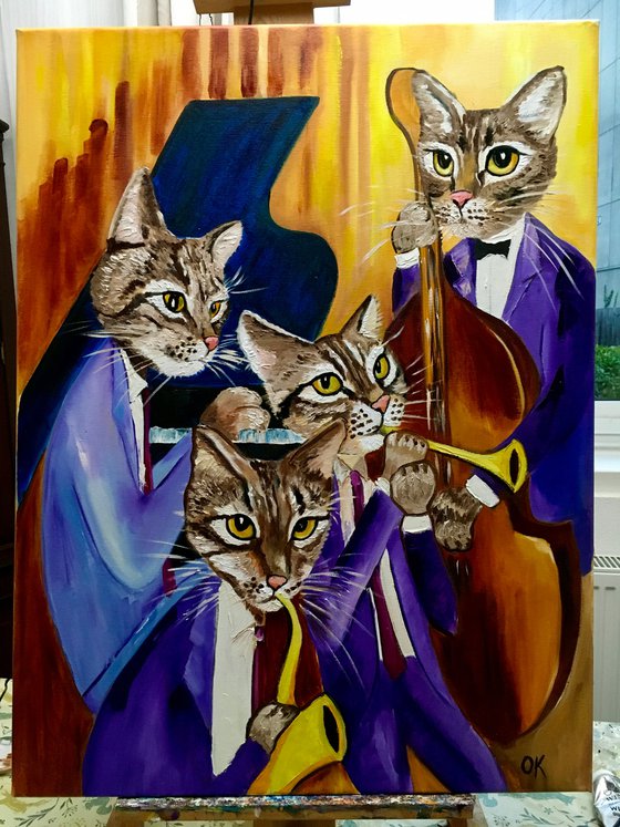 Feline Quartet  4 Troy’s - piano, cello, trumpet, saxophone