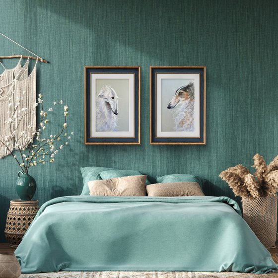 Dog Portraits Soft Pastel