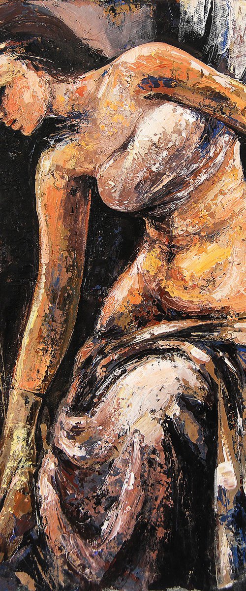 Rebirth Painting by ARTIST GURDISH  PANNU
