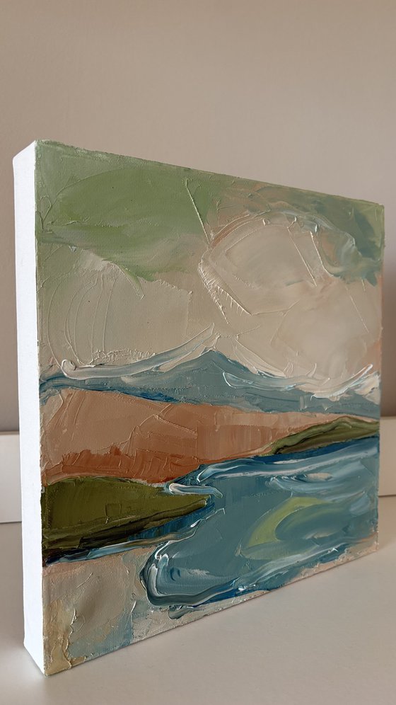 Whispers of the quiet sea shores landscape