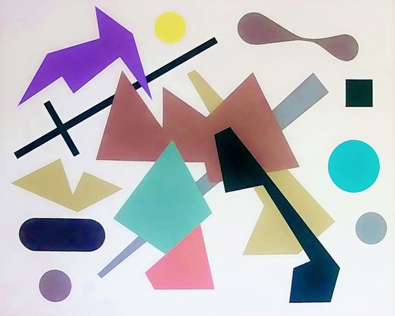 Composición Suprematista Dos, 2018. (Suprematist Composition Two, 2018)