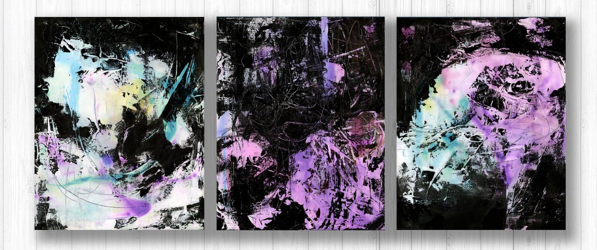 Expressive Painting , New Beginnings 2 By Kathy Morton Stanion, 48 X 20, Artwork For Sale On Artfinder