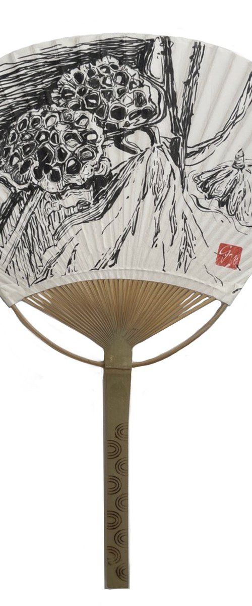 Lotus pods and seeds by Guzel Min