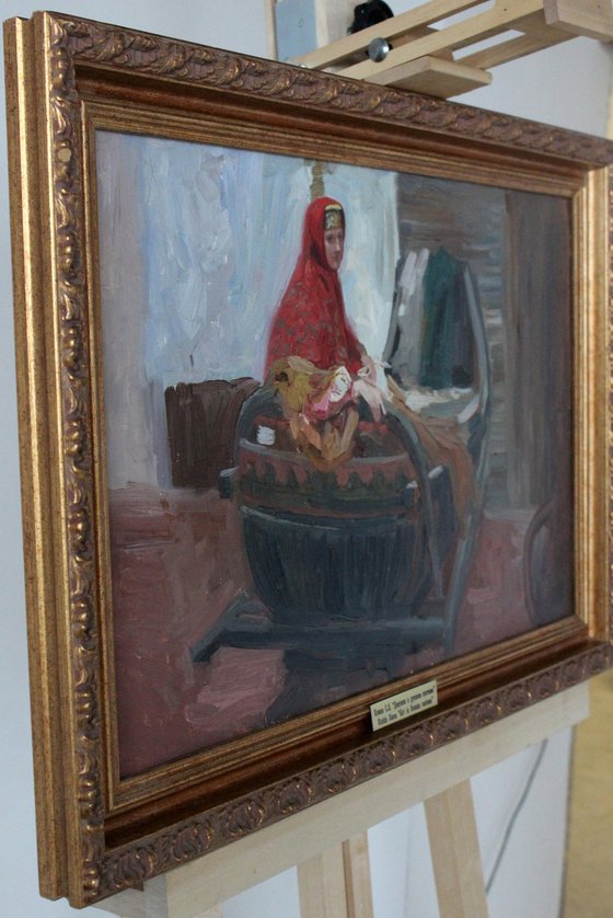 Girl in Russian costume