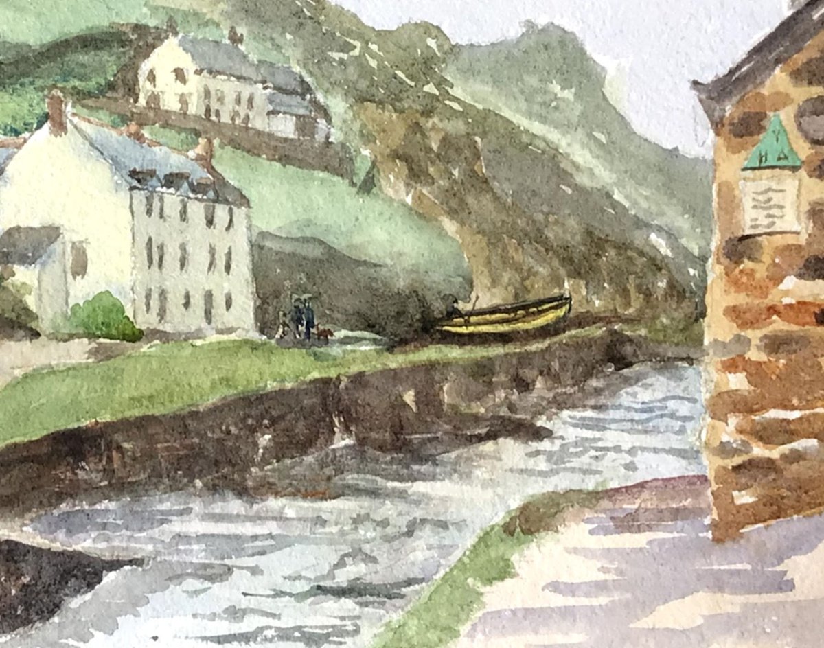 River Valency at Boscastle. An original watercolour painting.