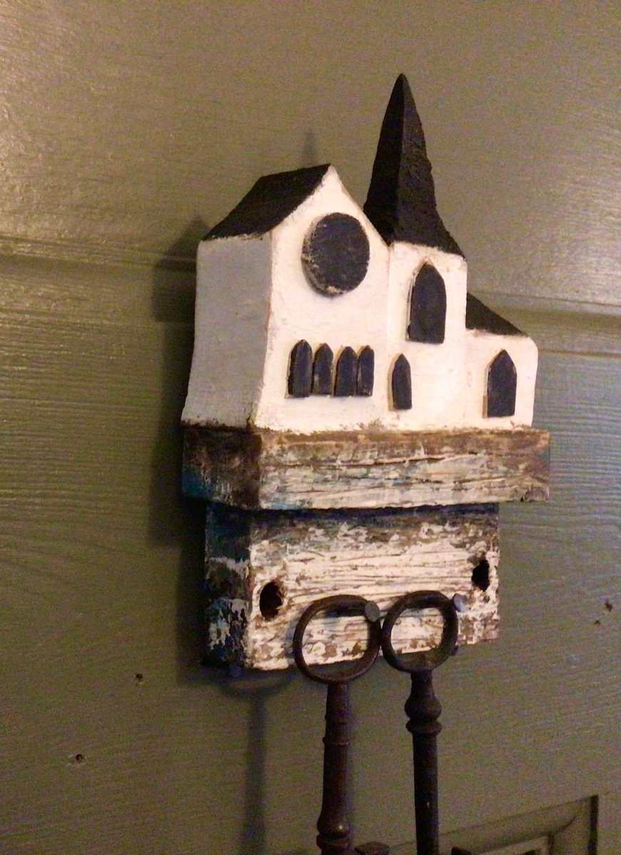 NORWEGIAN CHIRCH. KEY HOLDER. by Roma Mountjoy