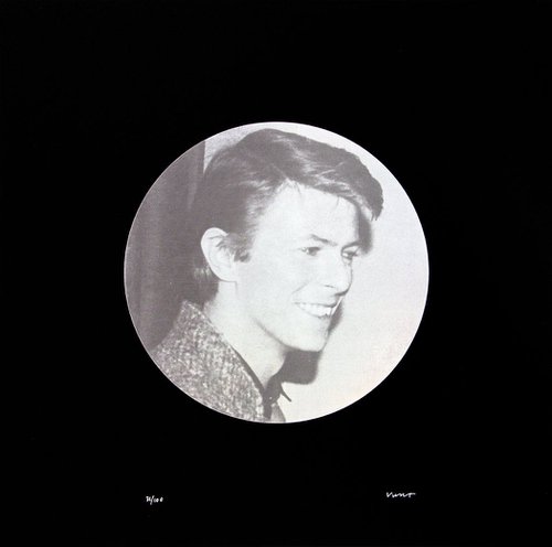 David Bowie Café Royal Foil - Holographic Silver by Vincent McEvoy