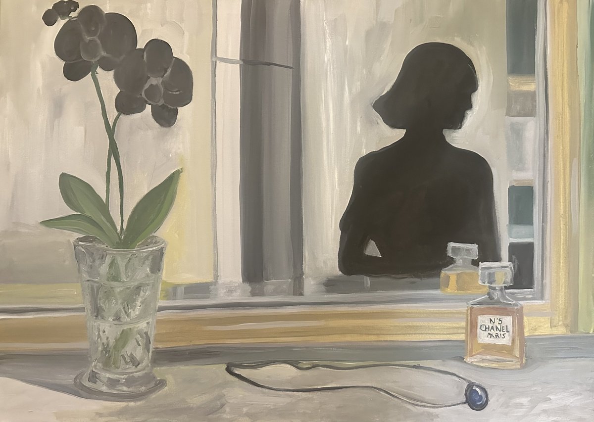 Surrealistic Oil Painting , In The Shadows By Barbara Friehs, 28 X 20, Artwork For Sale On Artfinder