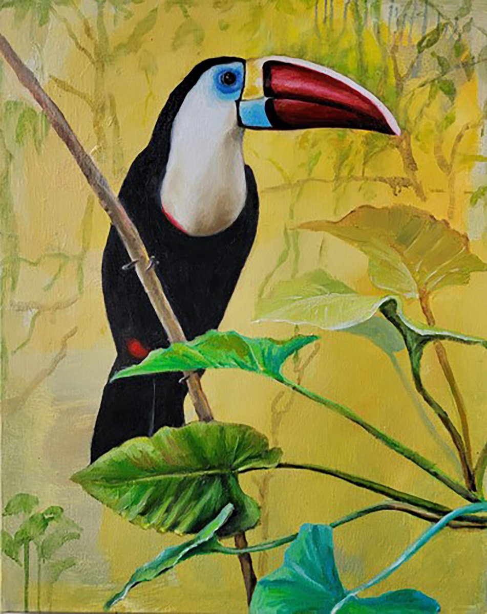 Toucan in the Jungle by Lisa Braun