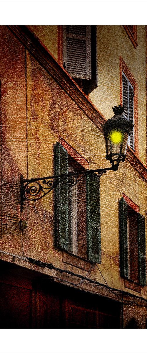 Street Lamp and Buildings by Martin  Fry