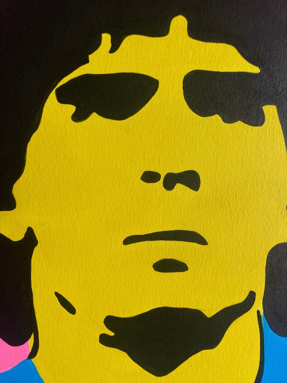 Diego Maradonna Original Pop Art Canvas Painting