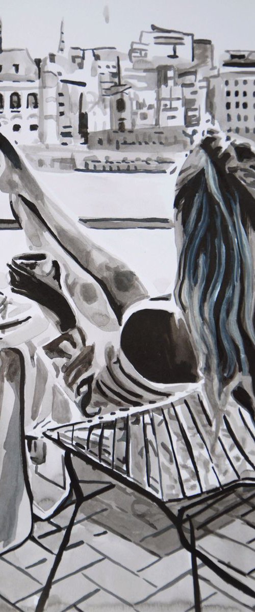 Relaxation / 42 X 29.7 cm by Alexandra Djokic