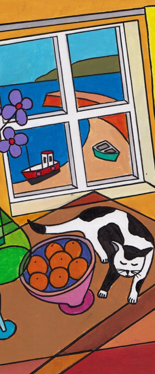 "Harbour cottage view" by Tim Treagust