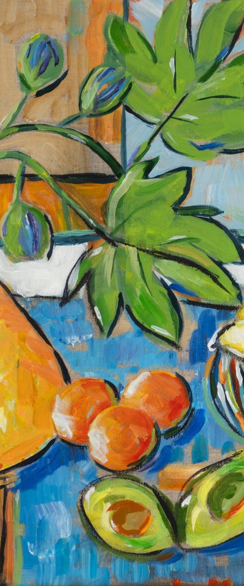 STILL LIFE WITH FIG LEAVES by Diana Aungier-Rose