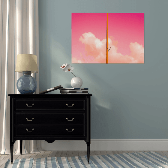 The Pink Half | Limited Edition Fine Art Print 1 of 10 | 90 x 60 cm