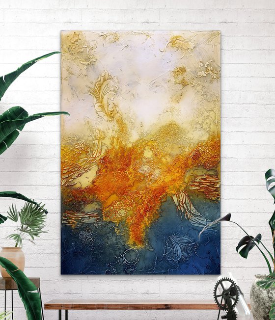 Rising Over Deep Blue