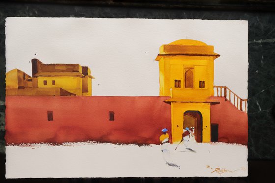 Red and yellows of Jaipur