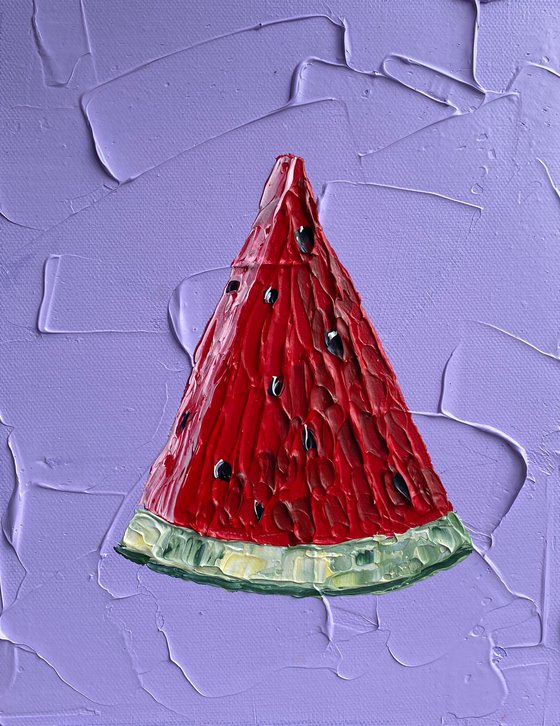 Watermelon slice (violet)
