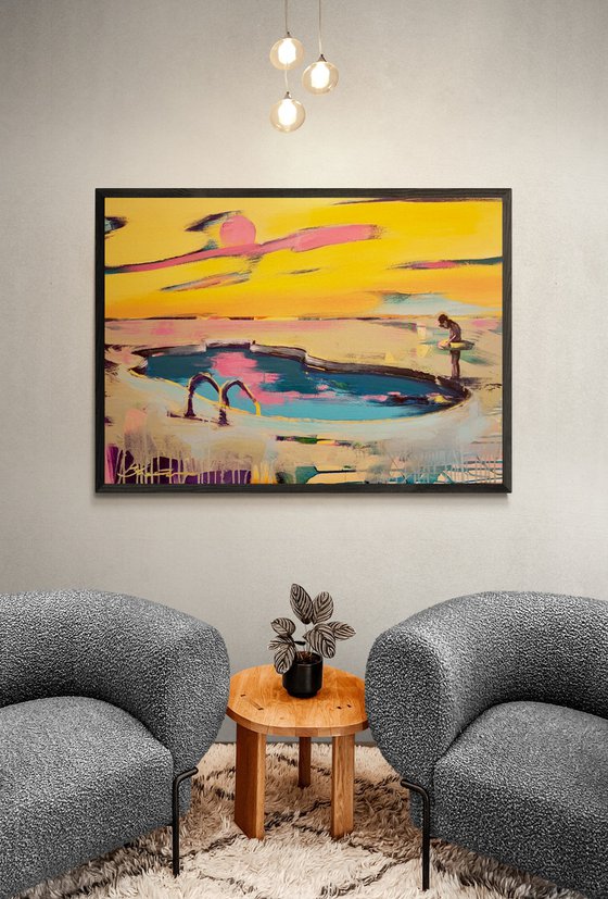 Boy with float