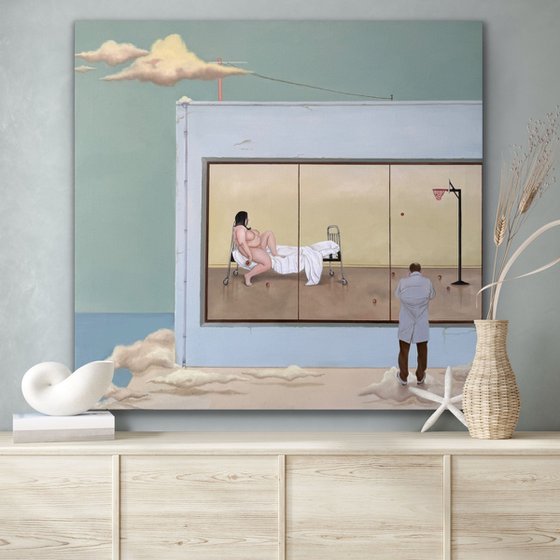 "Soaring in the clouds"