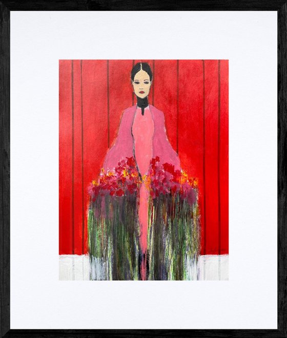 Girl with a Bouquet
