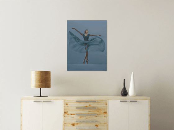 Portrait of a Dancer in Movement