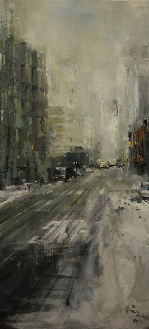 New York Winter by Zhanna Kondratenko