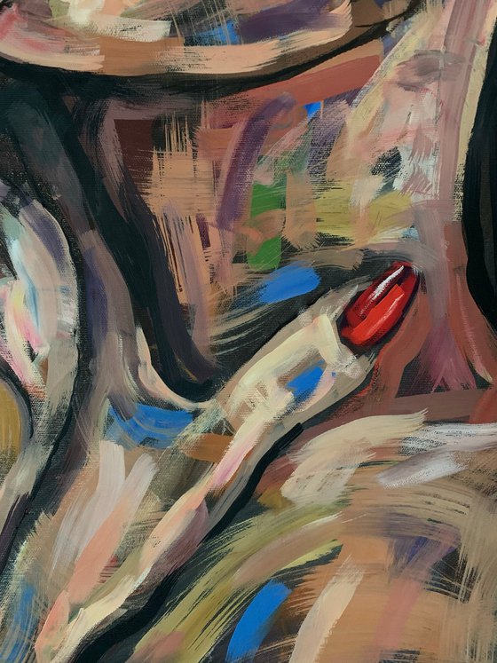 Female figure portrait
