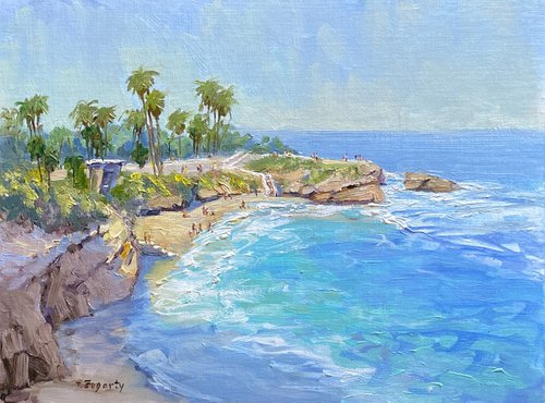 La Jolla Cove Beach Day by Tatyana Fogarty