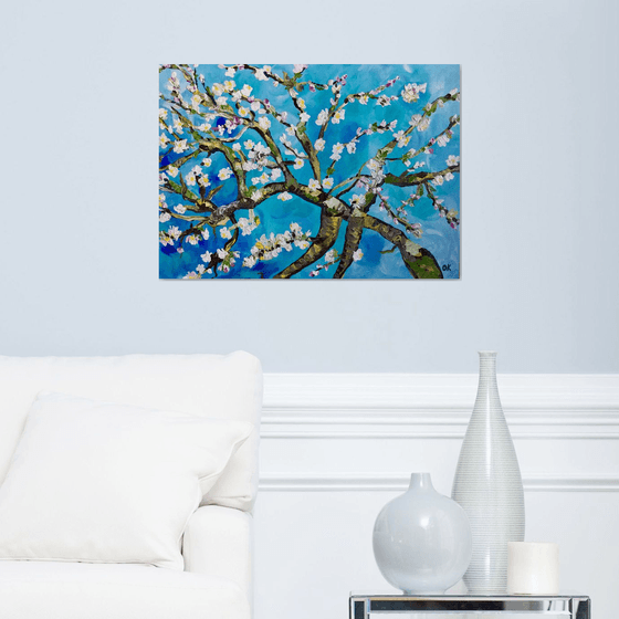 Almond blossom inspired by Vincent Van Gogh