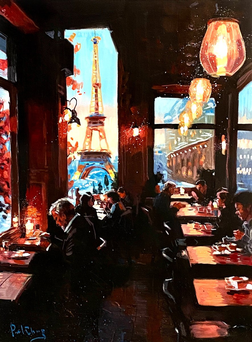  An Evening Affair By Paul Cheng, 23 X 30, Artwork For Sale On Artfinder
