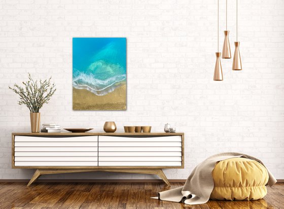 Peaceful beach - Ocean painting