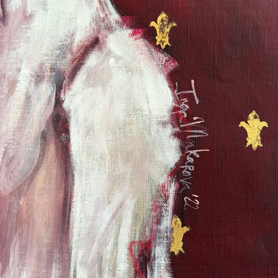 White Dog (Fleur-de-Lis)