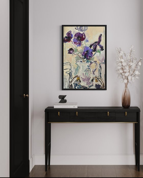 Still life with anemones