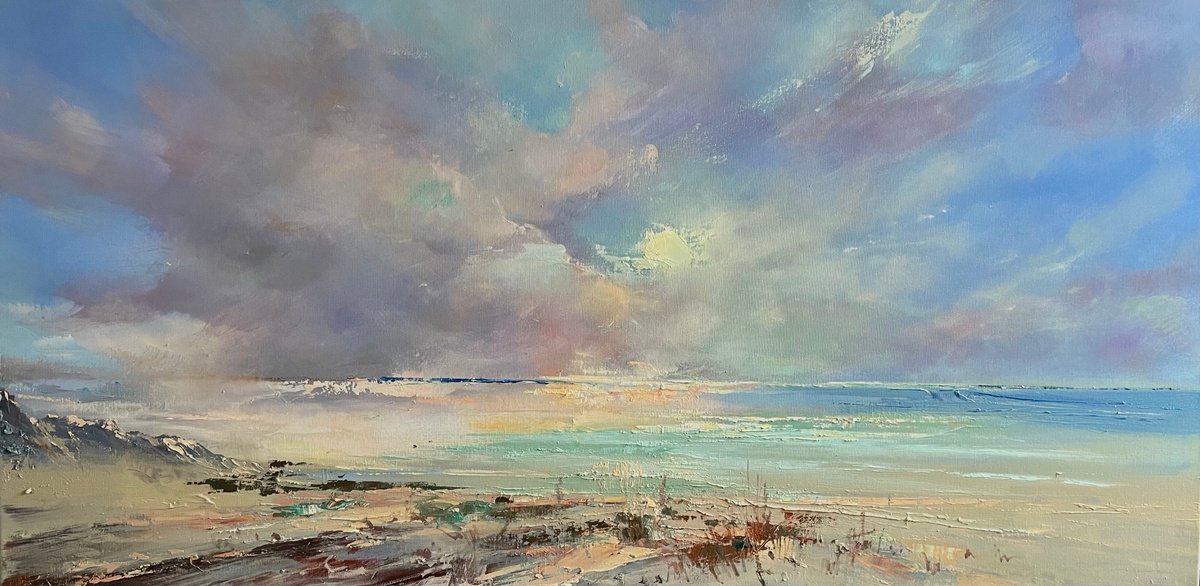 Echoes Of Calm By Ewa Czarniecka, 48 X 24, Artwork For Sale On Artfinder