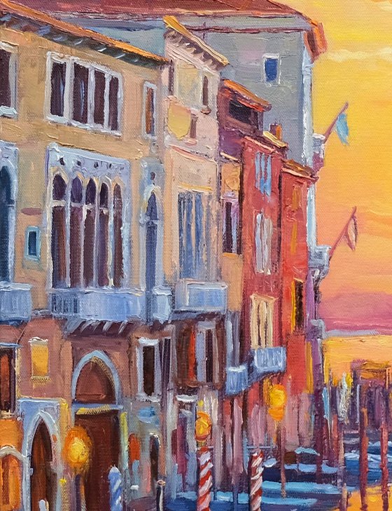 Venice Grand Canal Sunset