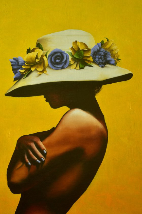 Woman on Yellow