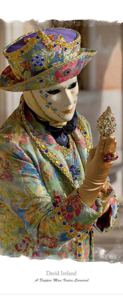 A Dapper Man Venice Carnival by David Ireland LRPS
