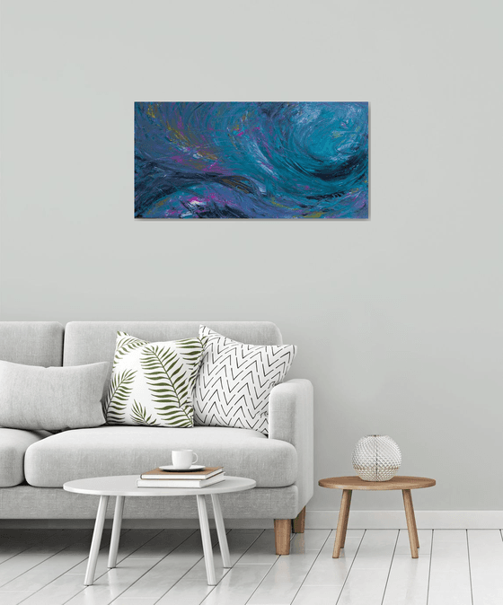 Touche de tempête, 100x50 cm