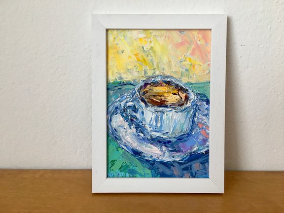 Miniature painting for a café