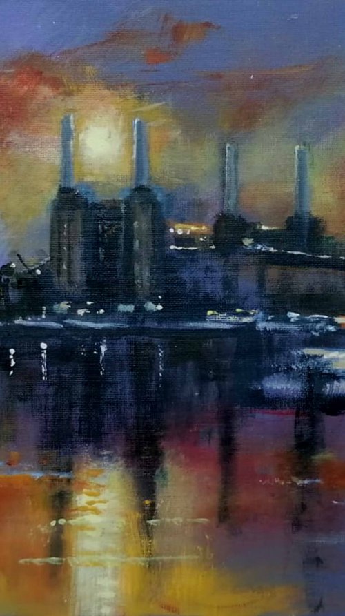 Reflections of Battersea by Alan Harris