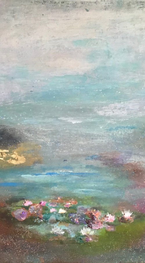 BY THE LILIES by Henrieta Angel