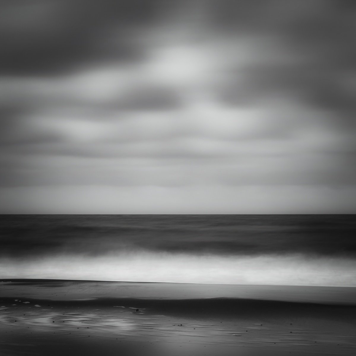 Expressive Landscape Photograph By Karim Carella, 33 X 33", Echo #4, Original Artwork