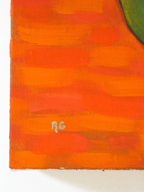 Three Sunflowers in a Vase