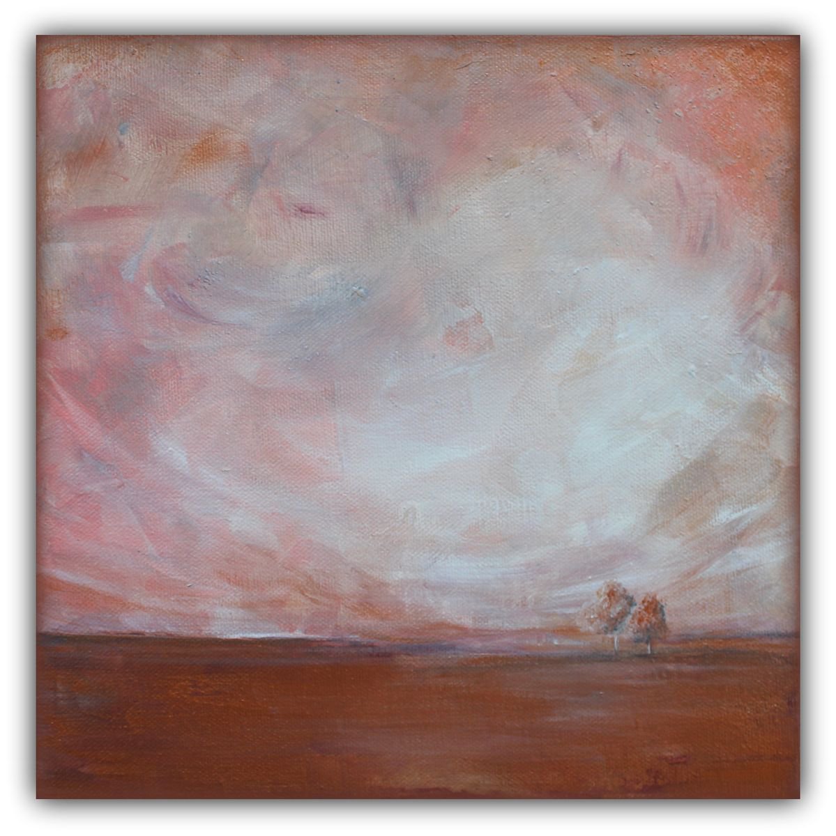 Quiet Distance - Landscape Painting by Elizabeth Moran
