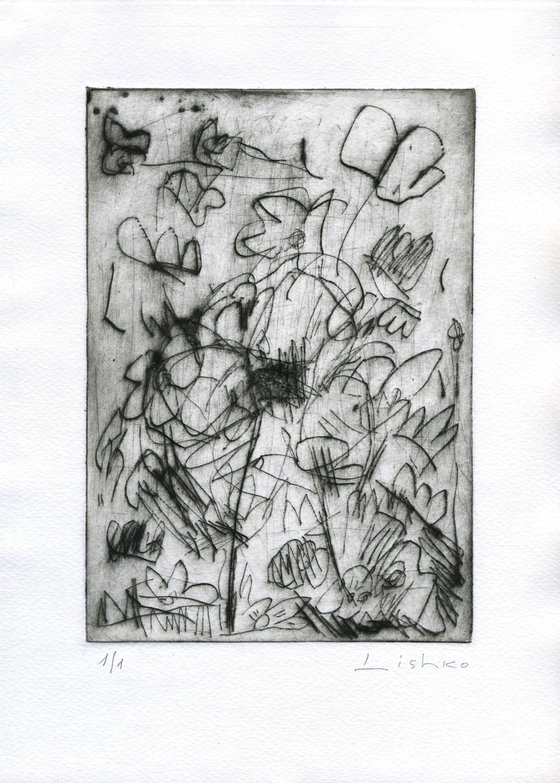 Flowers (ETCHINGS / DRYPOINT)