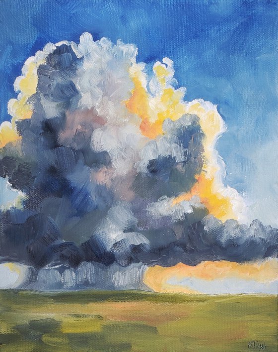 "Here Comes the Sun II" - Landscape - Clouds